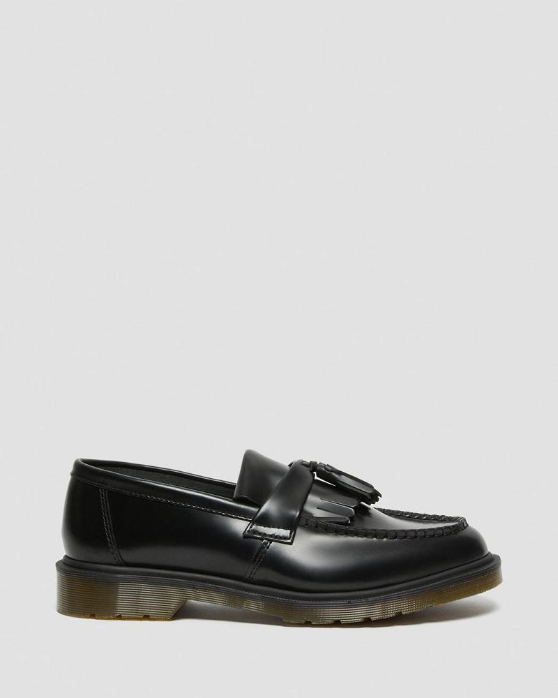 Zapatos Oxford Dr Martens Adrian Smooth Cuero Tassle Loafers Hombre Negros | MX 201ZUT